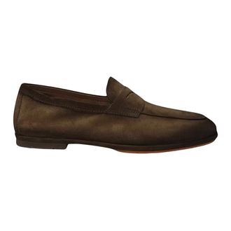 Santoni Heren, Schoenen, Beige, Maat: 41 1/2 EU