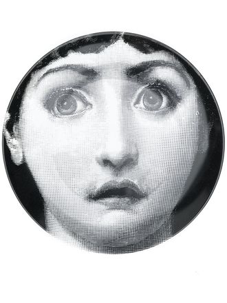 Fornasetti Wallplate Variazioni N.237 - Black