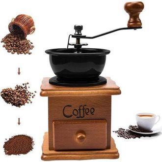 OEM Molinillo De Caf&eacute; Manual Antiguo Con Ajuste De Engranaje