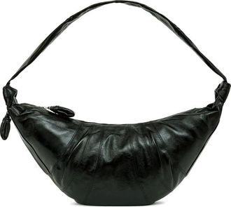 Christophe Lemaire Large Croissant Bag In Coated Cotton