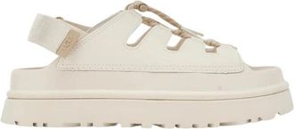 UGG Golden Glow Toggle Sandal - Dames - Sandalen - Wit - 39 EU - Leer - Schoenen