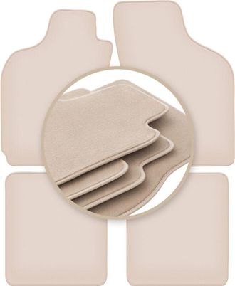 OEM Alfombrillas Beige Premium Para: Fiat Palio Weekend Familiar 1996-2004