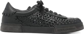 Dolce & Gabbana Sneakers Portofino in pelle - Nero