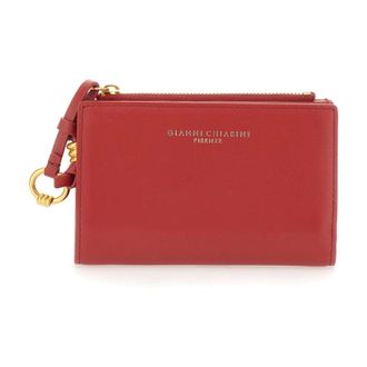 Gianni Chiarini Nappa Leather Wallet - female - Gianni Chiarini - Wallets & Cardholders - Red - ONE SIZE - Accessories
