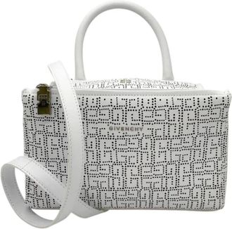 Givenchy Pre-owned Handbags, female, White, Size: ONE SIZE Pre-owned Leather handbags