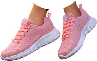 Generic Orthopedic Shoes for Women 2026 Wide Width Soft Sole Mesh Cushion Sole Comfortbale Wedge Sneakers Breathable Slip On Arch Support Non-Slip Shoes Knit 