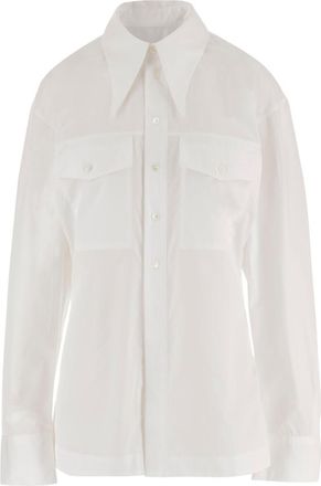 Ami White Oversized Solid Shirt