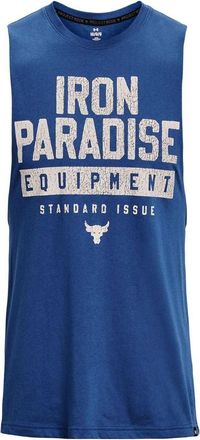 Under Armour Project Rock Iron Muscle Tank Blue Grey 1377290-471