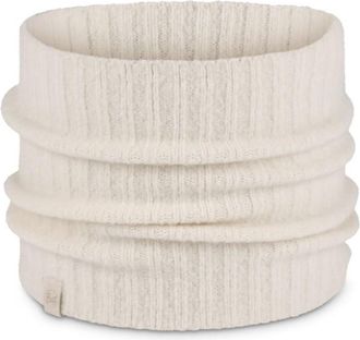 Buff Knitted Neckwarmer Nilah Schal - Unisex | beige