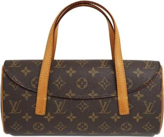 Louis Vuitton Tweedehands Canvas Louis Vuitton tassen - Dames - Vintage Handtas - Bruin - ONE Size - Vintage