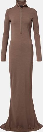 MUGLER Abito lungo in jersey