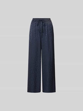 Lala Berlin Wide Fit Sweatpants mit Viskose-Anteil in Marine, Gr&ouml;&szlig;e XL