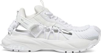 Versace Mercury Sneakers in wit leer - Heren - Sneakers - Wit - 42 EU - Leer - Schoenen