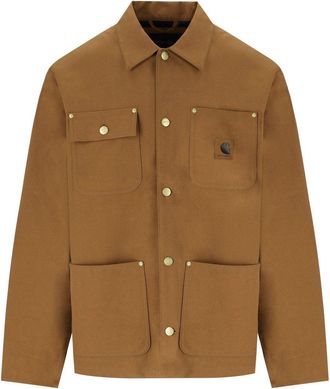 Carhartt Work in Progress GIACCA MICHIGAN ARTIFICIAL SUEDE HAMILTON BROWN CARHARTT WIP