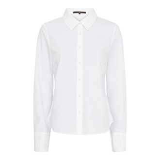 BTF-CPH Btfcph - Bamboe Shirt - Dames - Blouses & Shirts - Wit - Maat: M Zijde