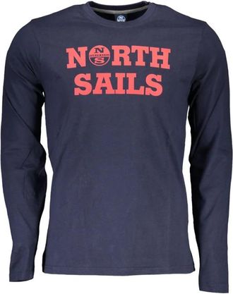 North Sails Shirts - Heren - Longsleeves - Blauw - 2XL - Tops