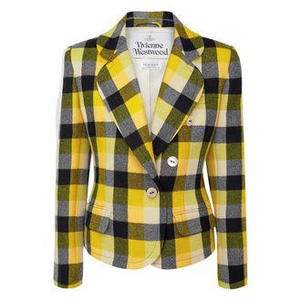 Vivienne Westwood Georgia Checked Double-breasted Jacket