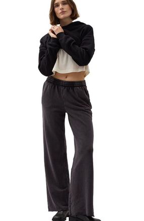 Richer Poorer Inc. The Recycled Fleece Wide Leg Sweatpant in Mineral Black at Nordstrom, Size X-Large