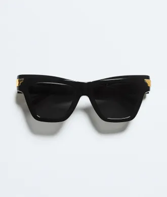 Bottega Veneta Occhiali da sole cat-eye Mitre - Nero - Unisex - U