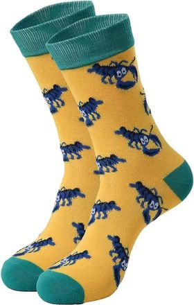Generic Unisex Yellow Sea Lobster Novelty Socks One Size UK 6-11 EU 40-46