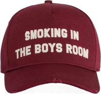 Dsquared2 Honkbalpet met geborduurde tekst - Rood