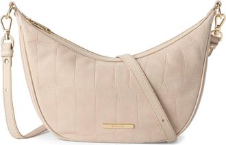 Brahmin Percy Leather Shoulder Bag in Beige at Nordstrom