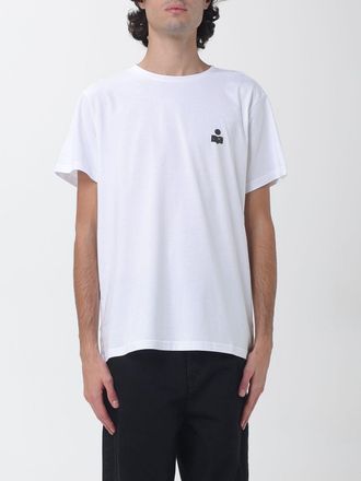 Isabel Marant Slim Fit Cotton Crew-Neck T-Shirt with Contrast Logo