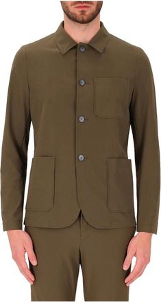 Distretto12 Giacca Camicia Performance - - Jackets - Uomo - Verde - M