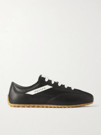 Alexander McQueen Sneakers In Pelle - Nero