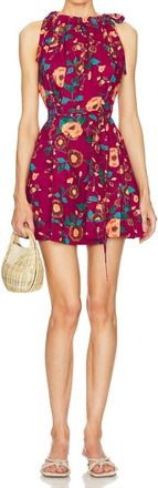 Ulla Johnson Brienne Mini Dress In Ruby Floral