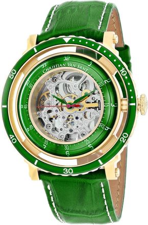 Christian Van Sant Mens Silver dial Watch