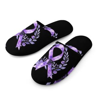 Generic Lupus Fight Cancer Ribbon Mens House Slippers Slip Indoor Slipper On Shoes Warm Outdoor