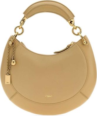 Chlo&eacute; Beige Banana Small Shoulder Bag