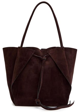 Gabriela Hearst Marija Suede Tote bag - Dark Brown - One Size