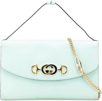 Gucci Pre-owned Elegante Schoudertas met Kettingband en Klepsluiting - Dames - Vintage Handtas - Groen - ONE Size - Vintage