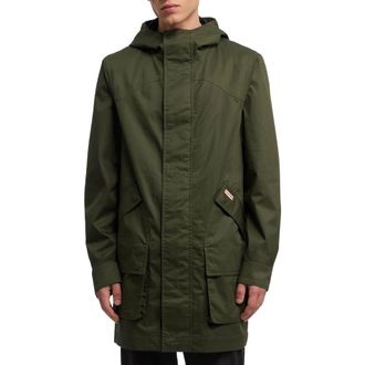 Hunter Downing Hooded Rain Jacket in Hunter Green at Nordstrom Rack, Size Medium