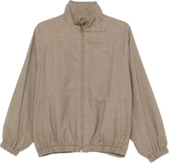 Frankie Shop Jack met rits en patroon - Beige