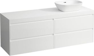 Laufen Laufen - Lani Encimera De Lavabo Blanco Mate Incl. Mueble Bajo, 1