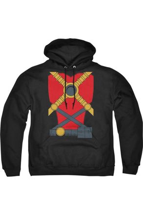 Gildan Justice League of America Red Robin Adult Pull Over Hoodie / Hooded Sweatshirt