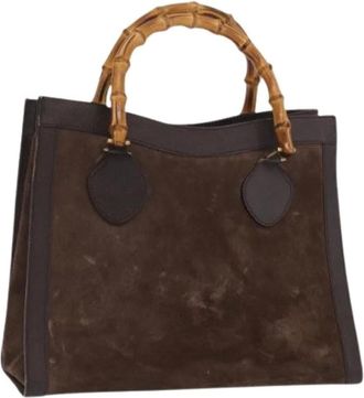 Gucci Pre-owned Handbags, female, Brown, Size: ONE SIZE Pre-owned Vintage Handbag