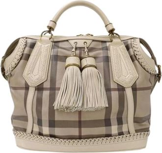 Burberry Borsa a spalla vintage Pre-owned - - Pre-owned - Donna - Beige - ONE SIZE