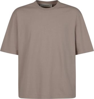 Golden Goose Relaxed Fit T-Shirt Katoenen Jersey Logo Patch - Heren - T-shirts - Grijs - XS - Katoen - Tops