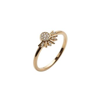 Pandora Celestial Sparkling Sun Ring - female - Pandora - Rings - Yellow - 48 MM - Accessories