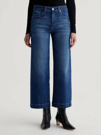 AG - Adriano Goldschmied Saige Wide Leg Crop Jeans In Mykonos
