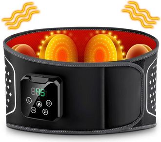 OEM Cintur&oacute;n De Masaje Lumbar Y Calefacci&oacute;n Inal&aacute;mbrico, Almohadilla T&eacute;rmica Para La Cintura Con 3 Modos De Masaje Y 4 Niveles De Temperatura, Para Alivia