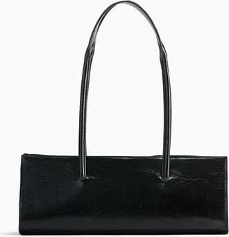 H&M Umh&auml;ngetasche aus Leder - Schwarz