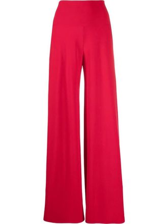 Norma Kamali Red Flared Pant