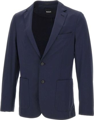 HUGO BOSS Hombre, Chaquetas, Azul, Talla: 3XL
