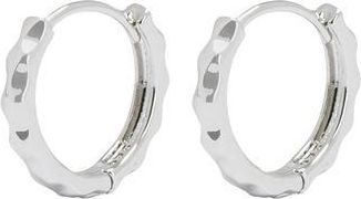 8 by YOOX CARVED SMALL HOOPS