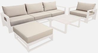 Alice's Garden Fundas de cojín para conjunto de jardín Mendoza